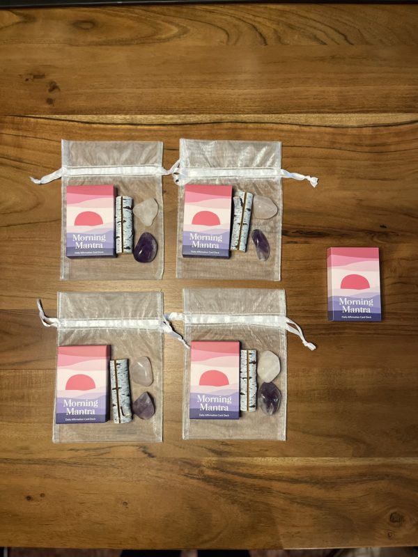 The Morning Mantra Daily Affirmation Cards - Deluxe Bundle by Karla Smith